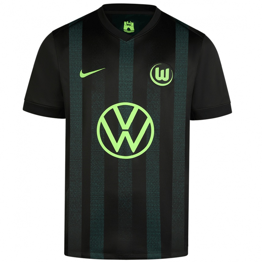 Kids Football Lukas Nmecha #10 Dark Green Away Jersey 2024/25 T-Shirt Za