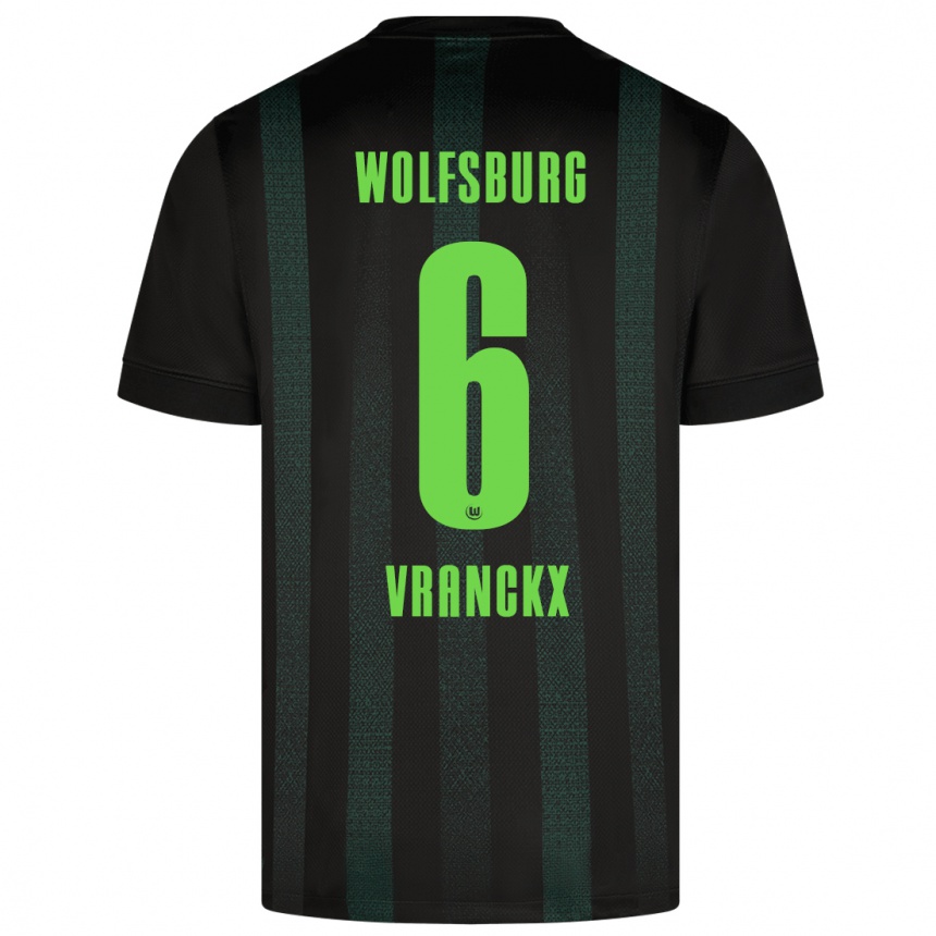 Kids Football Aster Vranckx #6 Dark Green Away Jersey 2024/25 T-Shirt Za