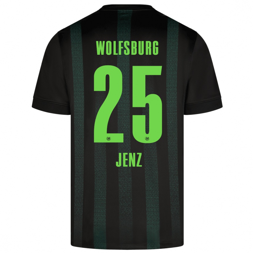 Kids Football Moritz Jenz #25 Dark Green Away Jersey 2024/25 T-Shirt Za