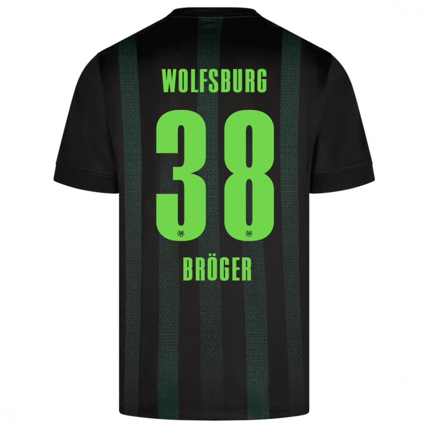 Kids Football Bennit Bröger #38 Dark Green Away Jersey 2024/25 T-Shirt Za