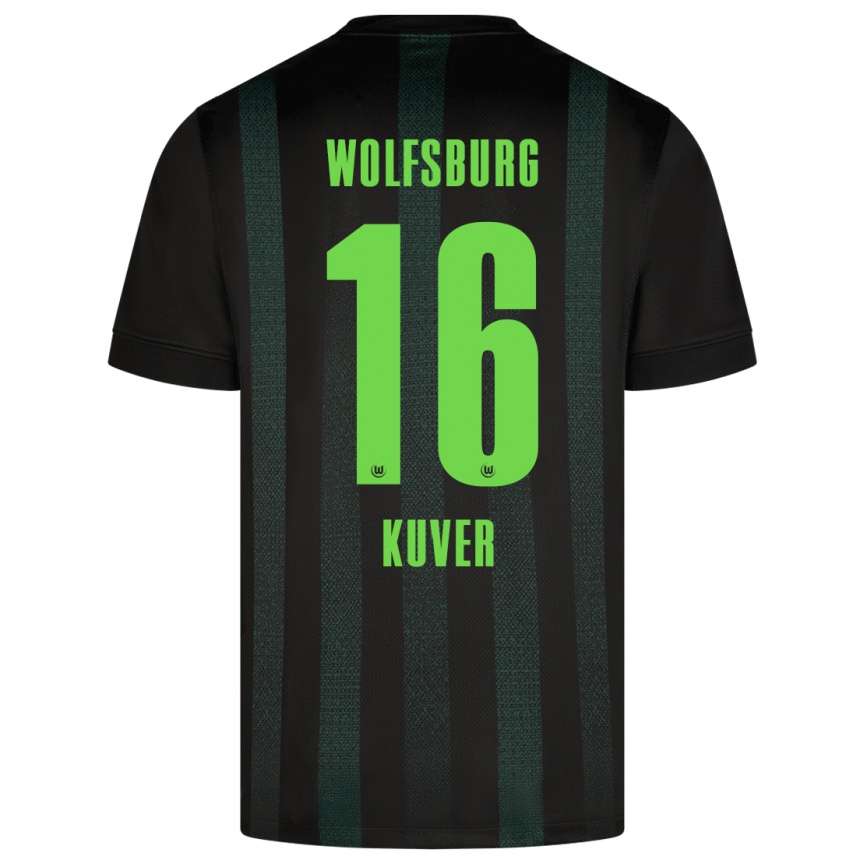 Kids Football Camilla Küver #16 Dark Green Away Jersey 2024/25 T-Shirt Za