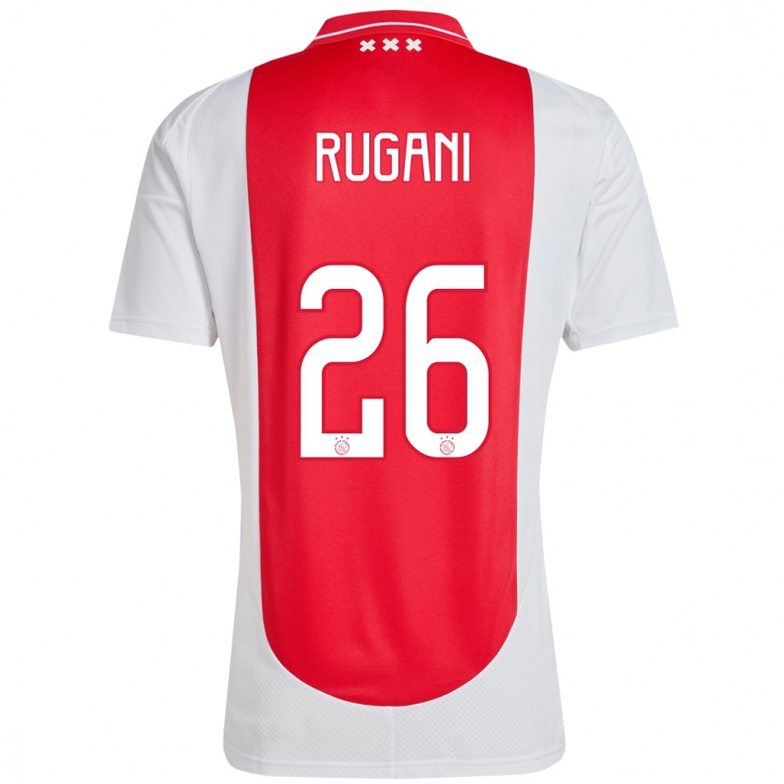 Men Football Daniele Rugani #26 Red White Home Jersey 2024/25 T-Shirt Za