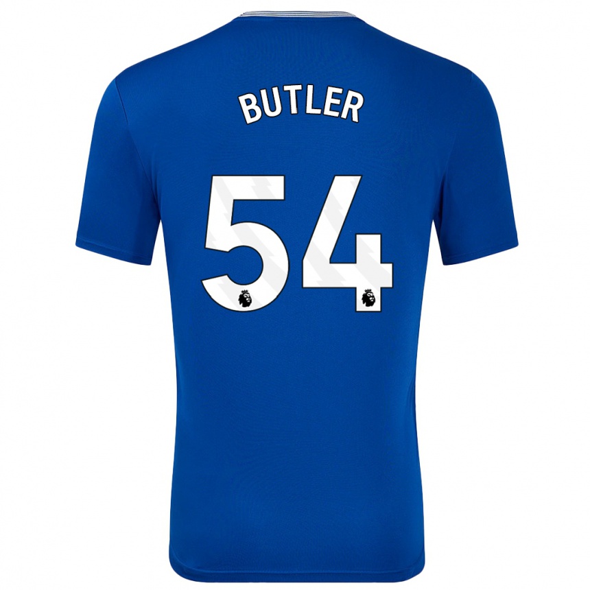 Men Football Jack Butler #54 Blue With Home Jersey 2024/25 T-Shirt Za