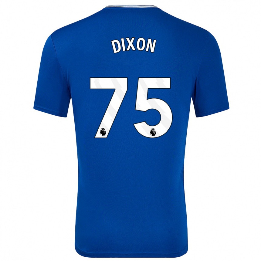 Men Football Roman Dixon #75 Blue With Home Jersey 2024/25 T-Shirt Za