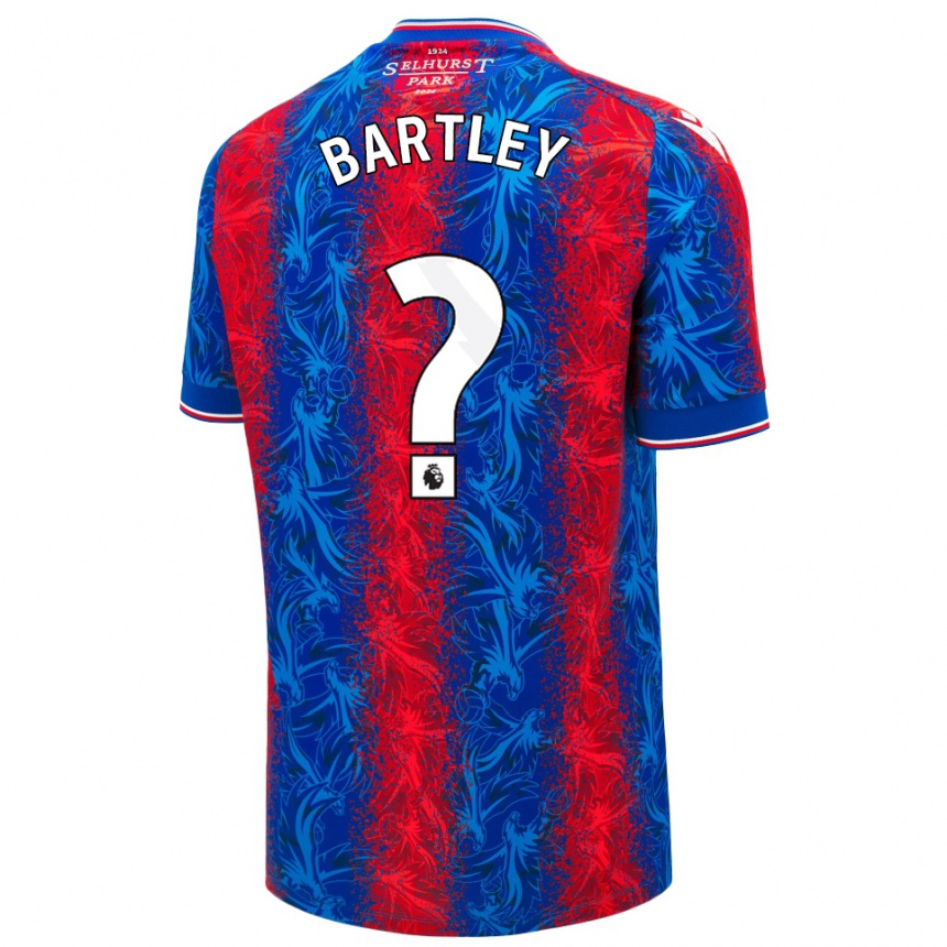 Men Football Ryan Bartley #0 Red Blue Stripes Home Jersey 2024/25 T-Shirt Za