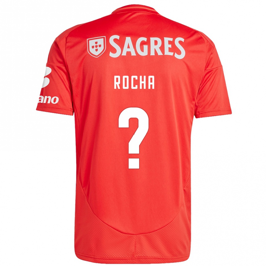 Men Football Diogo Rocha #0 Red White Home Jersey 2024/25 T-Shirt Za