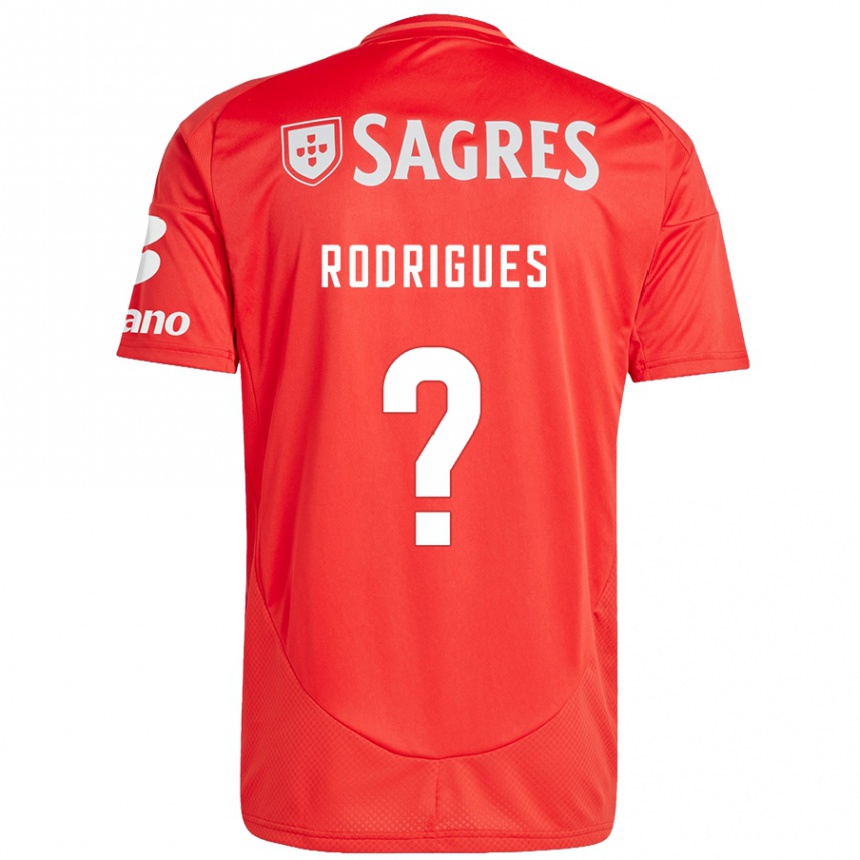 Men Football Miguel Rodrigues #0 Red White Home Jersey 2024/25 T-Shirt Za