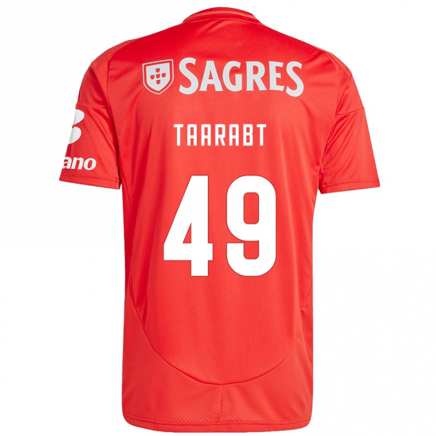 Men Football Adel Taarabt #49 Red White Home Jersey 2024/25 T-Shirt Za