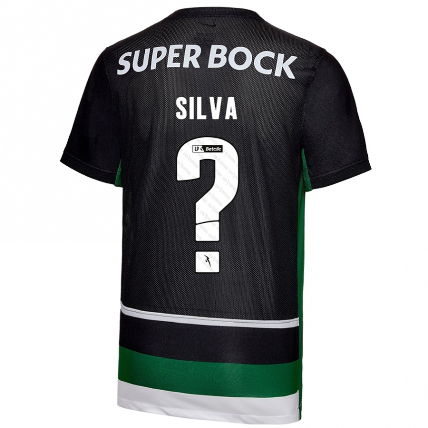 Men Football Francisco Silva #0 Black White Green Home Jersey 2024/25 T-Shirt Za