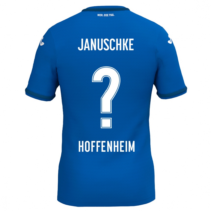 Men Football Tim Januschke #0 Royal Blue Home Jersey 2024/25 T-Shirt Za