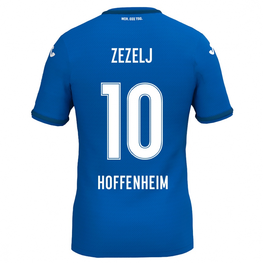 Men Football Neno Zezelj #10 Royal Blue Home Jersey 2024/25 T-Shirt Za