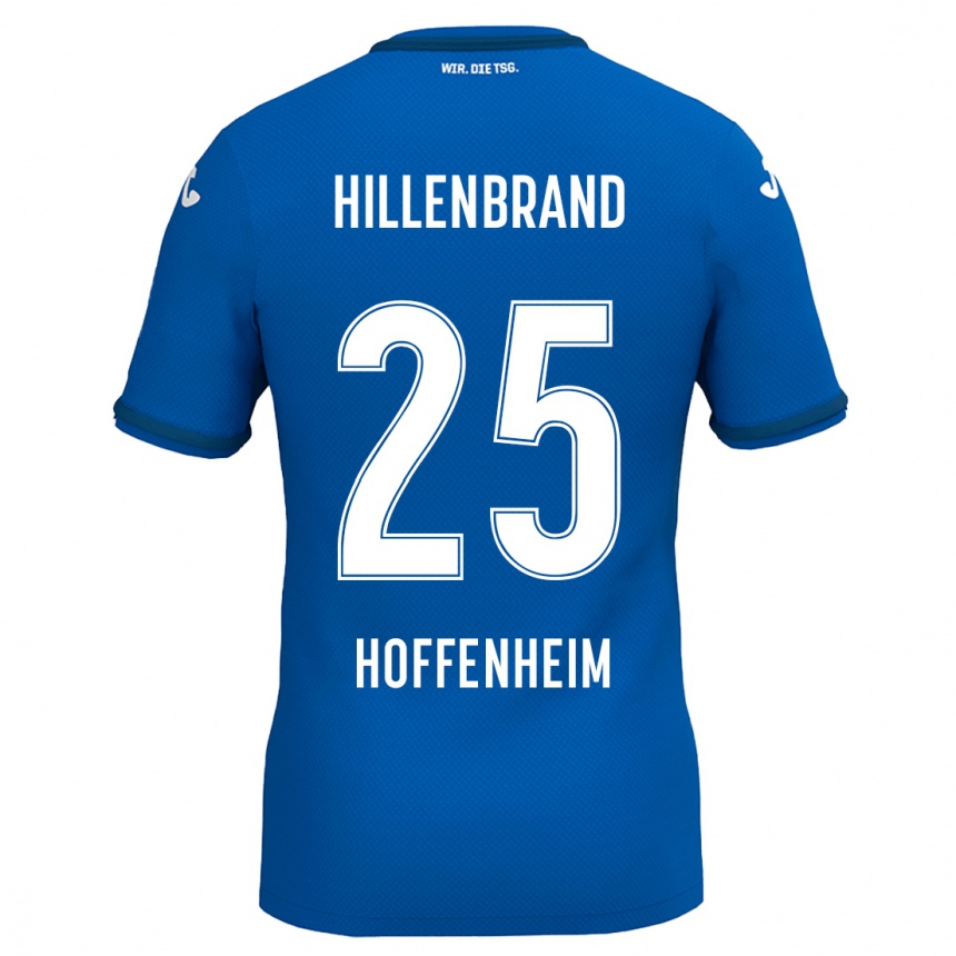 Men Football Jack Hillenbrand #25 Royal Blue Home Jersey 2024/25 T-Shirt Za