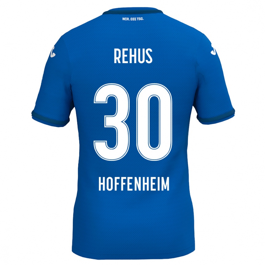 Men Football Milan Rehus #30 Royal Blue Home Jersey 2024/25 T-Shirt Za