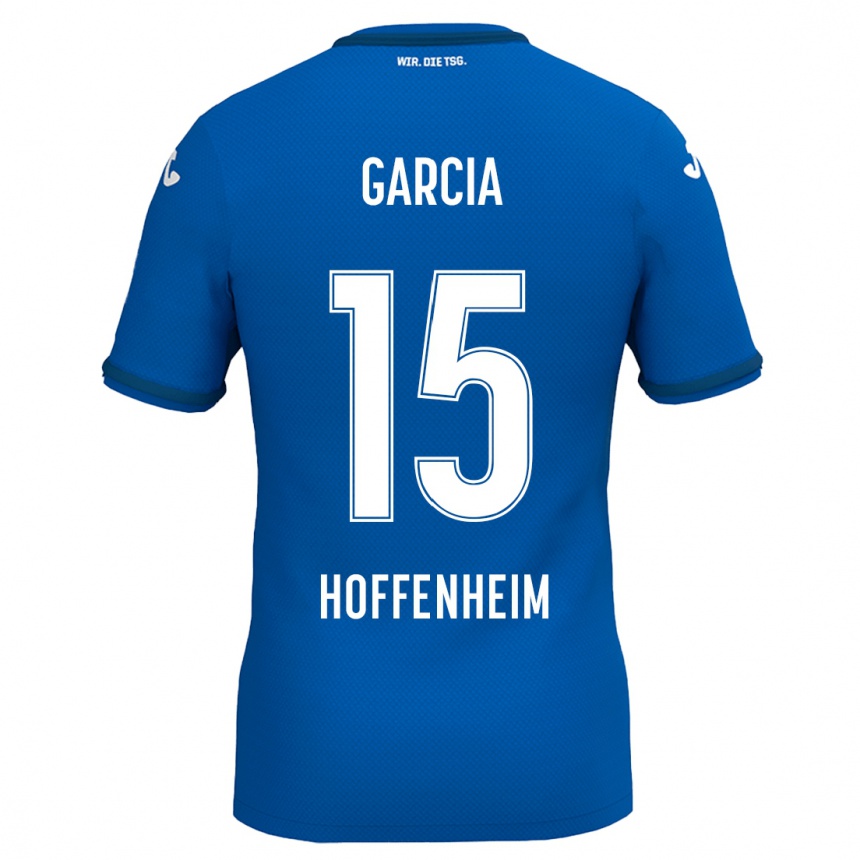 Men Football Marta Cazalla Garcia #15 Royal Blue Home Jersey 2024/25 T-Shirt Za