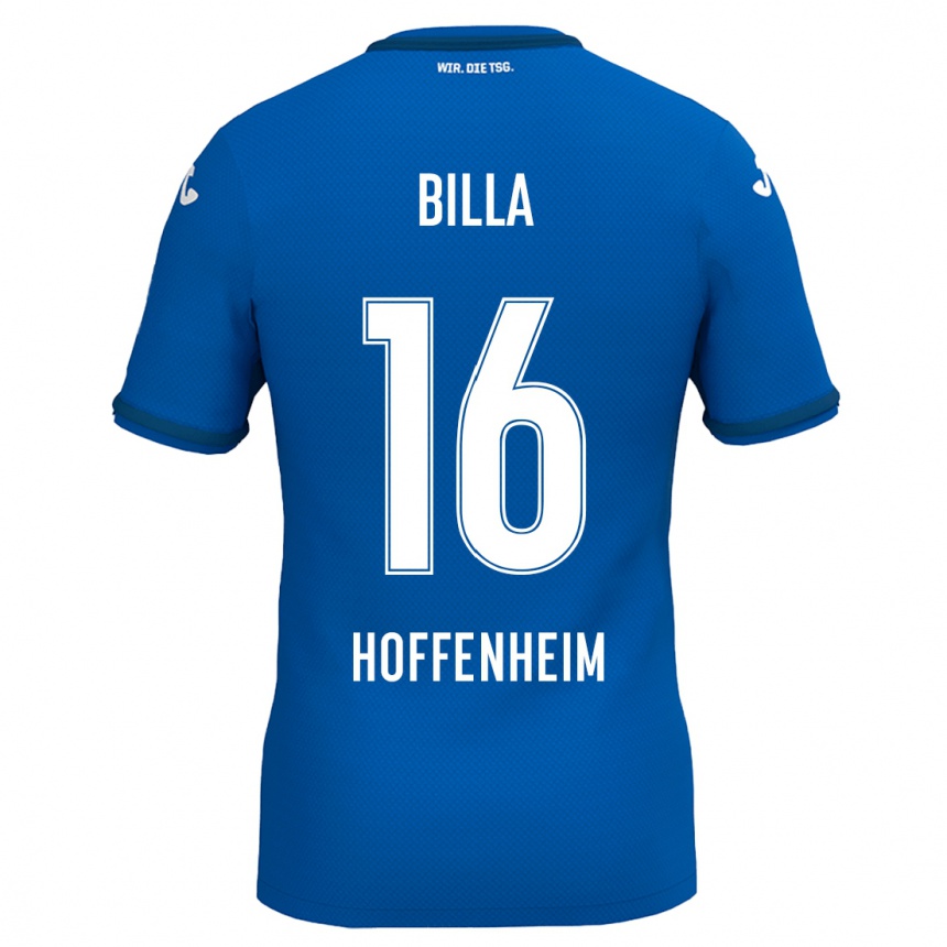 Men Football Nicole Billa #16 Royal Blue Home Jersey 2024/25 T-Shirt Za