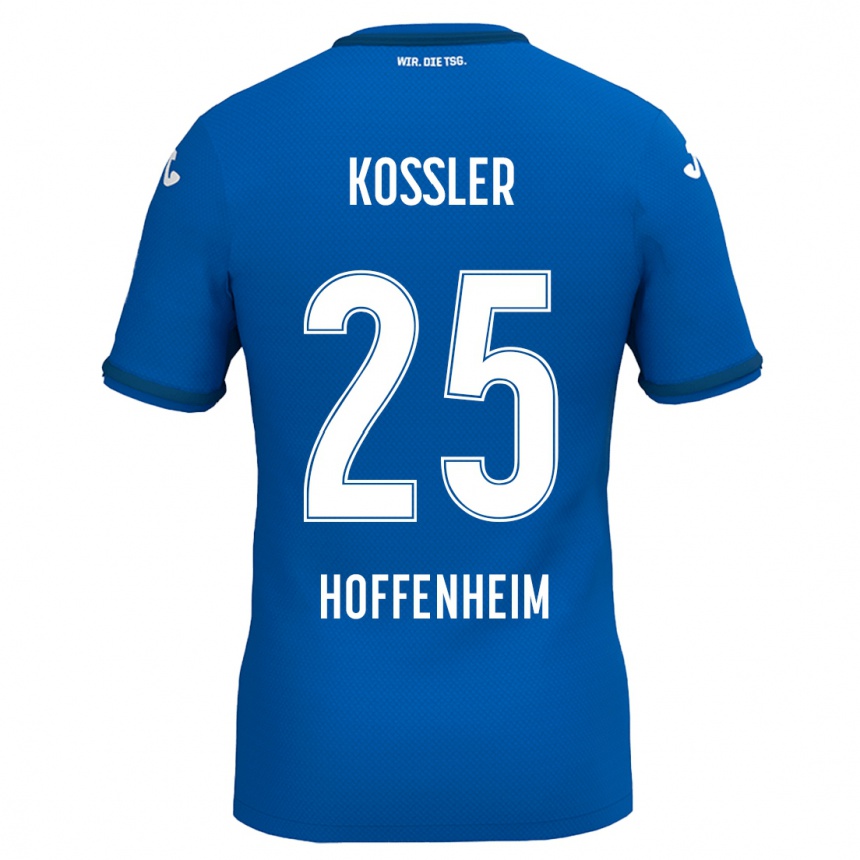 Men Football Melissa Kössler #25 Royal Blue Home Jersey 2024/25 T-Shirt Za