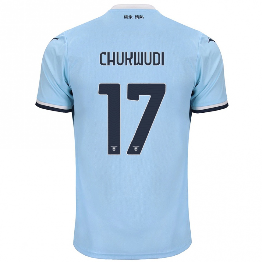 Men Football Ogonna Franca Chukwudi #17 Blue Home Jersey 2024/25 T-Shirt Za