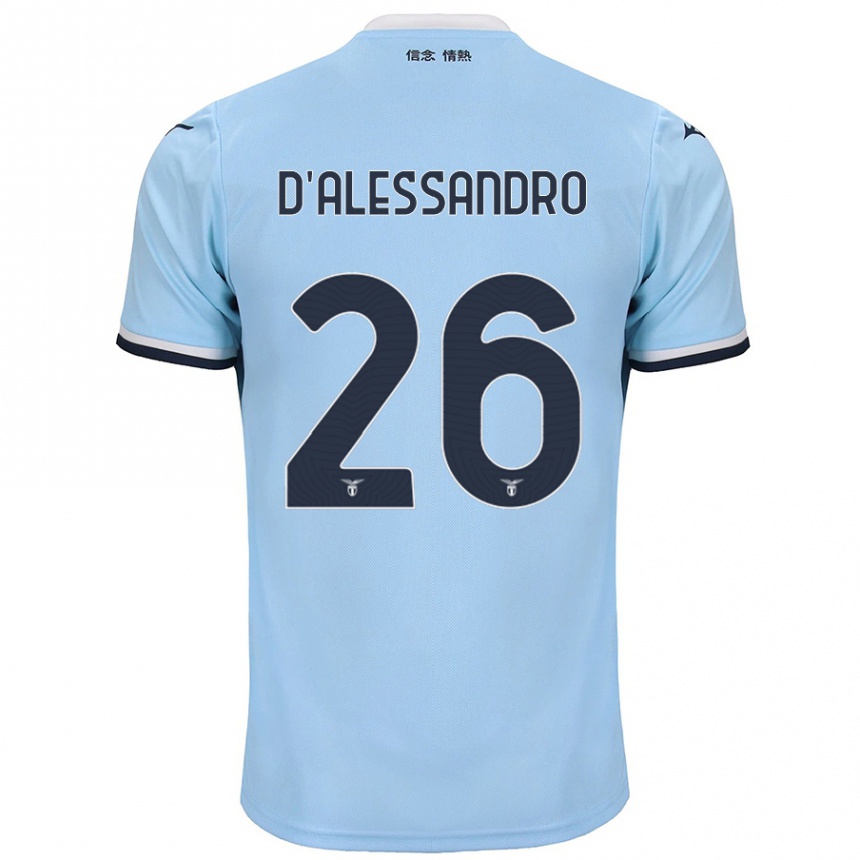 Men Football Mattya D'alessandro #26 Blue Home Jersey 2024/25 T-Shirt Za