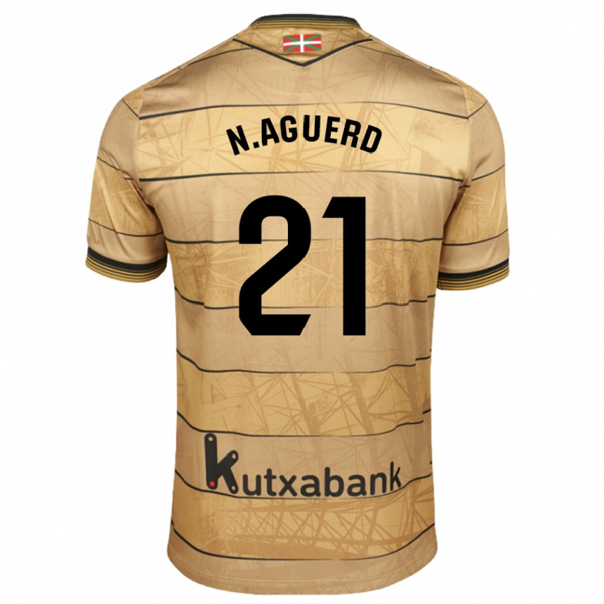 Men Football Nayef Aguerd #21 Black White Away Jersey 2024/25 T-Shirt Za