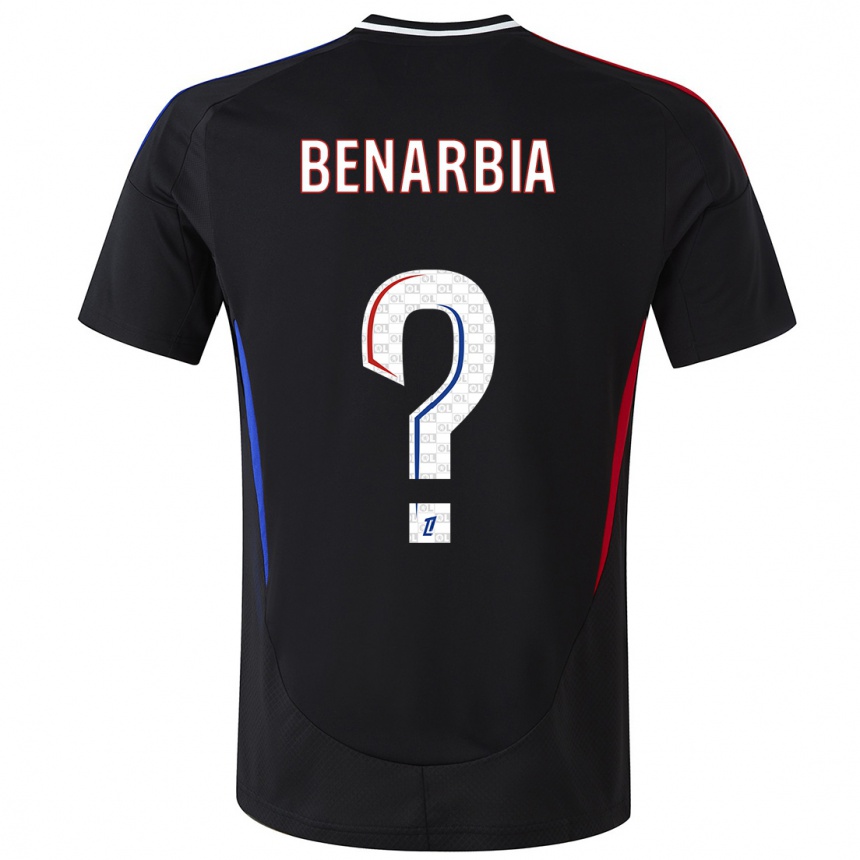 Men Football Fares Benarbia #0 Black Away Jersey 2024/25 T-Shirt Za