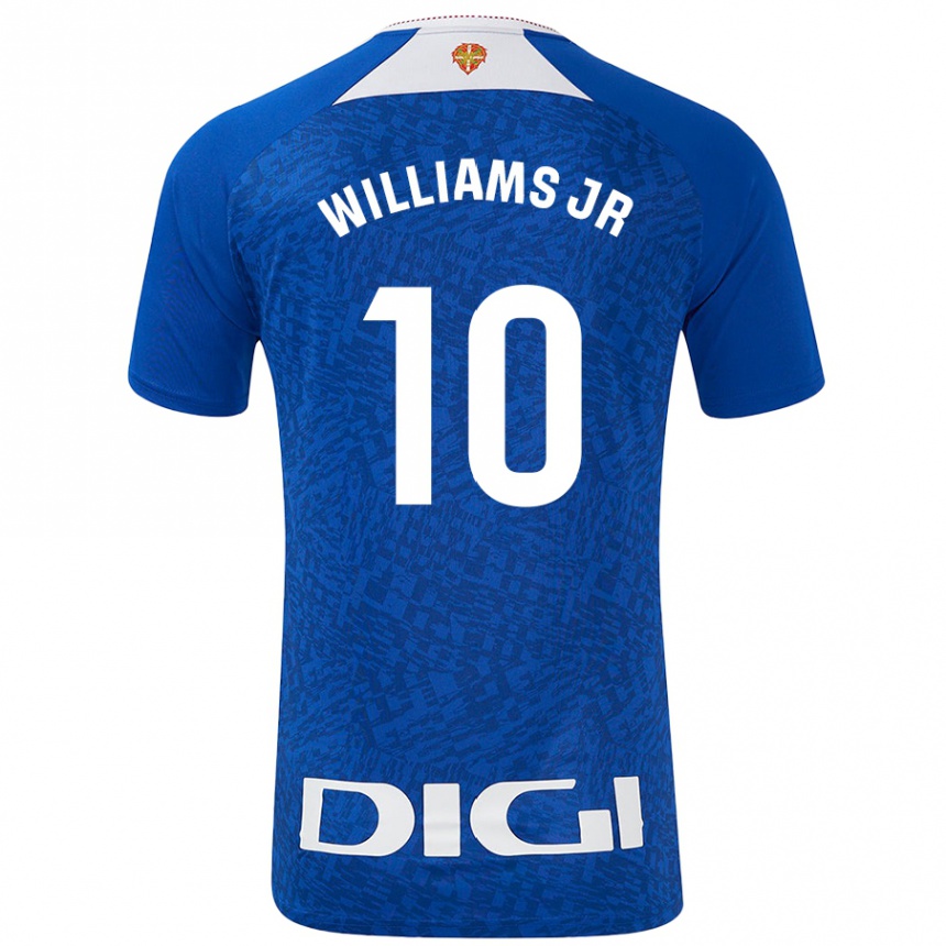 Men Football Nico Williams #10 Royal Blue Away Jersey 2024/25 T-Shirt Za