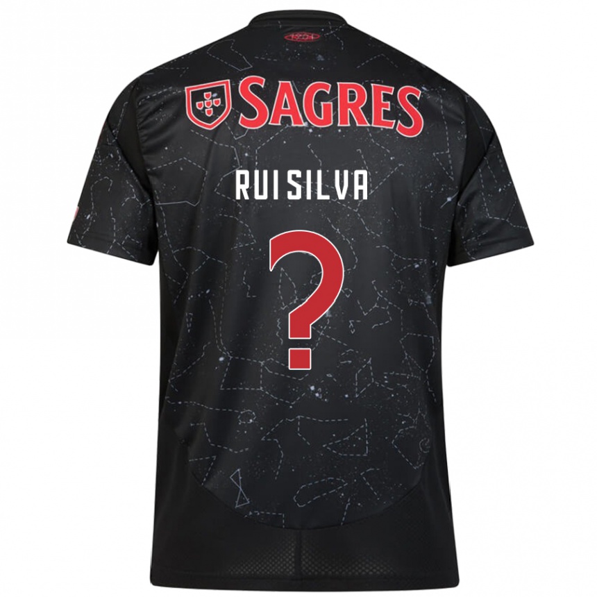 Men Football Rui Silva #0 Black Red Away Jersey 2024/25 T-Shirt Za