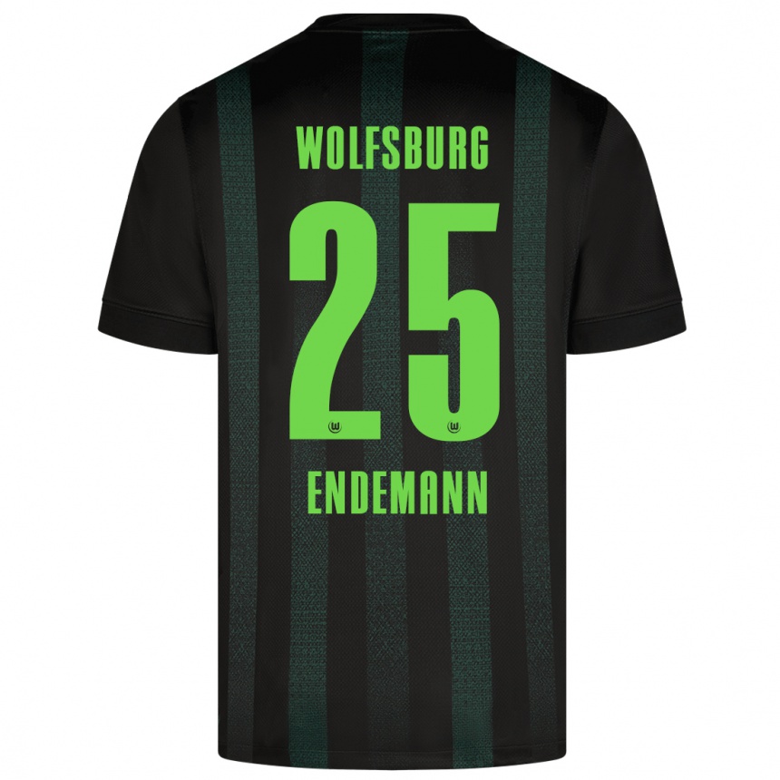 Men Football Vivien Endemann #25 Dark Green Away Jersey 2024/25 T-Shirt Za