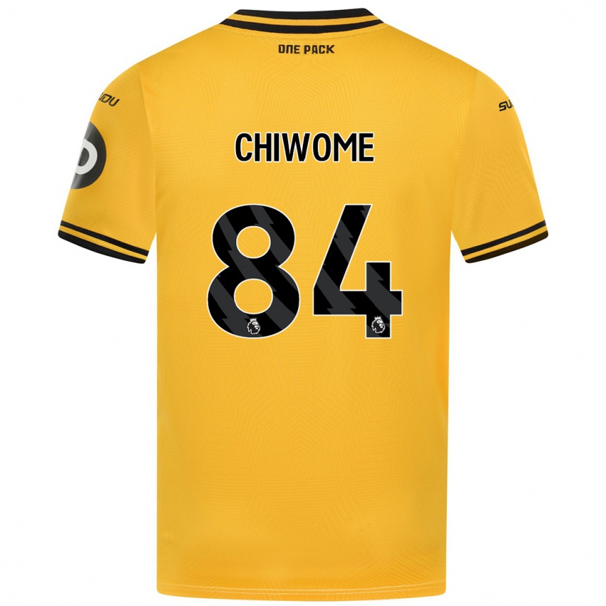 Women Football Leon Chiwome #84 Yellow Home Jersey 2024/25 T-Shirt Za