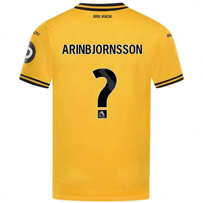 Women Football Palmi Arinbjornsson #0 Yellow Home Jersey 2024/25 T-Shirt Za