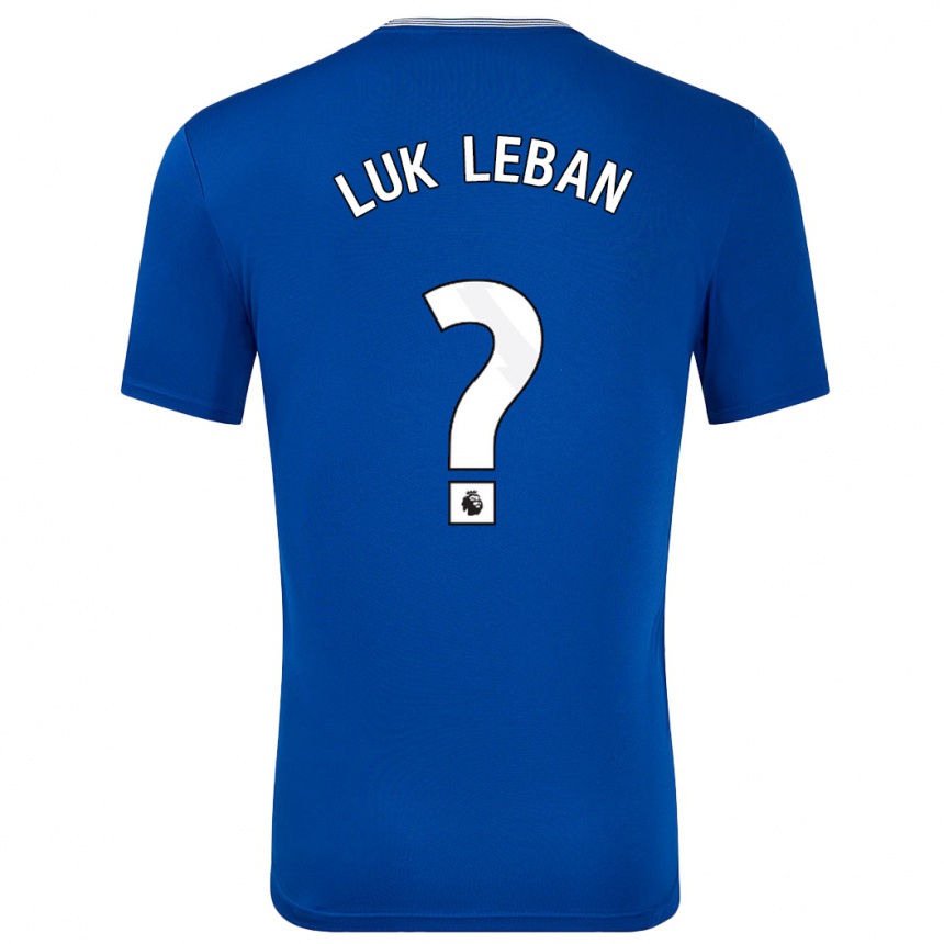 Women Football Zan Luk Leban #0 Blue With Home Jersey 2024/25 T-Shirt Za