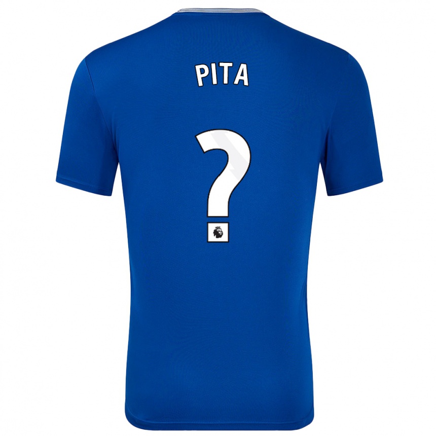 Women Football Shea Pita #0 Blue With Home Jersey 2024/25 T-Shirt Za