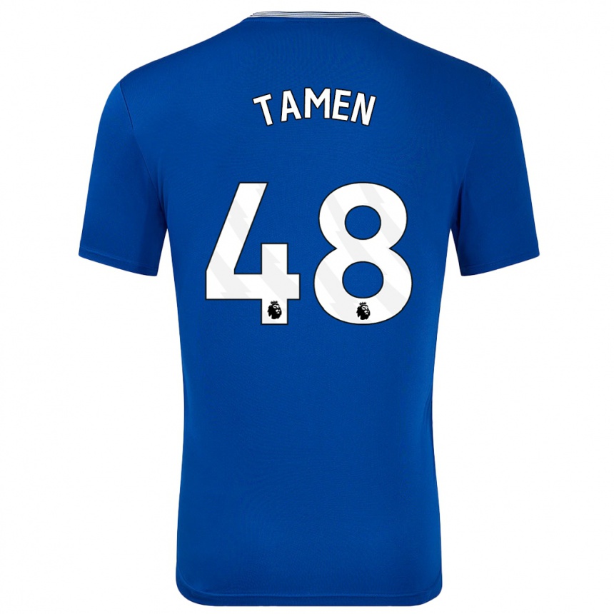 Women Football William Tamen #48 Blue With Home Jersey 2024/25 T-Shirt Za