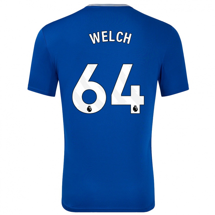 Women Football Reece Welch #64 Blue With Home Jersey 2024/25 T-Shirt Za