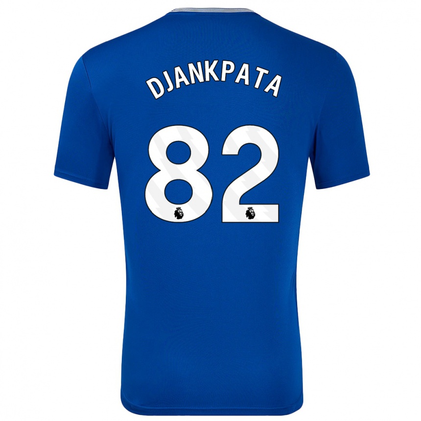 Women Football Halid Djankpata #82 Blue With Home Jersey 2024/25 T-Shirt Za