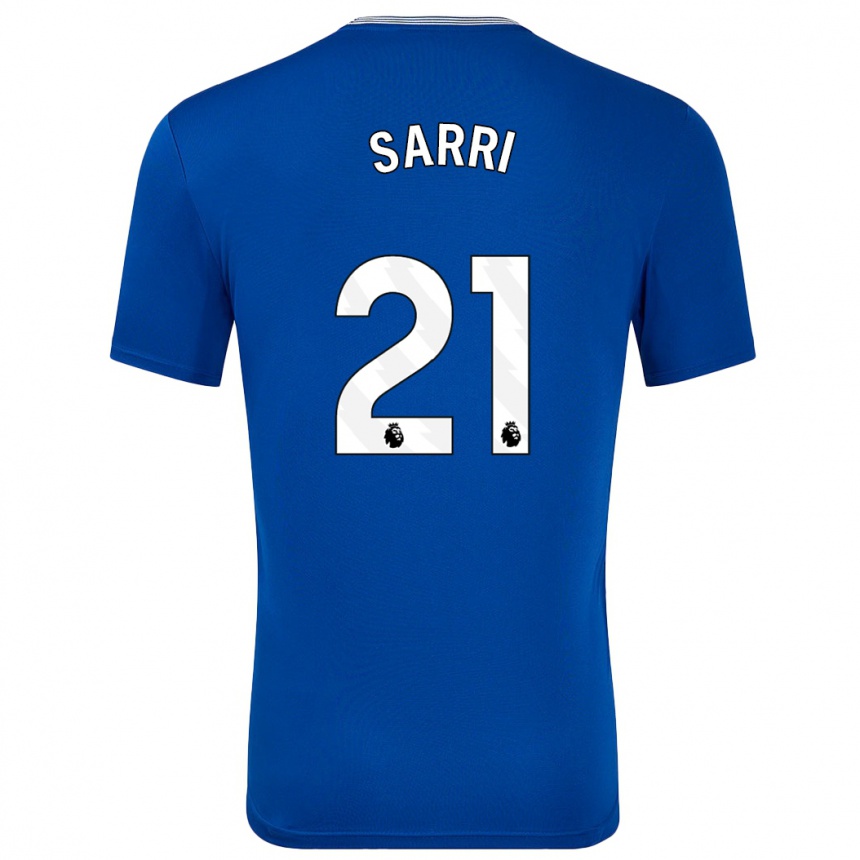 Women Football Veatriki Sarri #21 Blue With Home Jersey 2024/25 T-Shirt Za