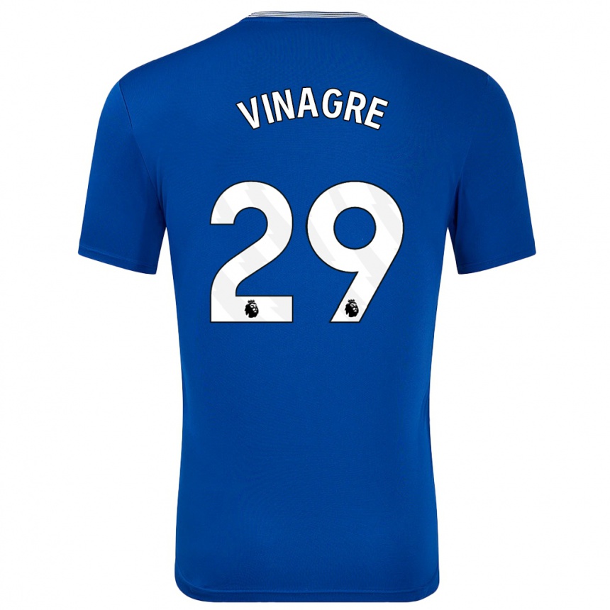 Women Football Ruben Vinagre #29 Blue With Home Jersey 2024/25 T-Shirt Za