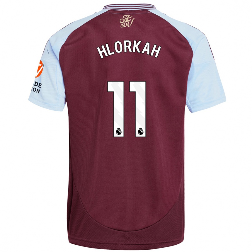 Women Football Chantelle Boye-Hlorkah #11 Burgundy Sky Blue Home Jersey 2024/25 T-Shirt Za