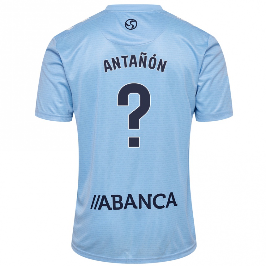 Women Football Andrés Antañón #0 Sky Blue Home Jersey 2024/25 T-Shirt Za