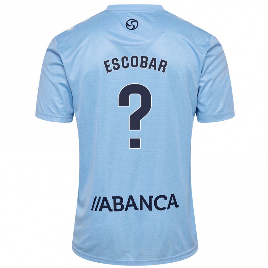 Women Football Jordi Escobar #0 Sky Blue Home Jersey 2024/25 T-Shirt Za