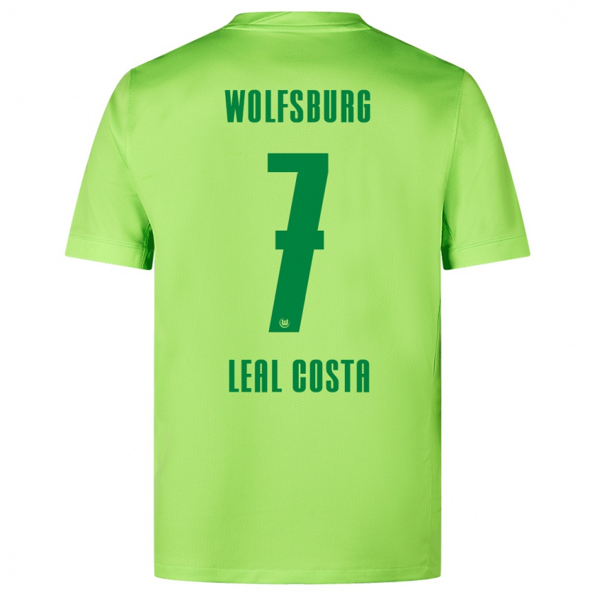 Women Football David Leal Costa #7 Fluorescent Green Home Jersey 2024/25 T-Shirt Za