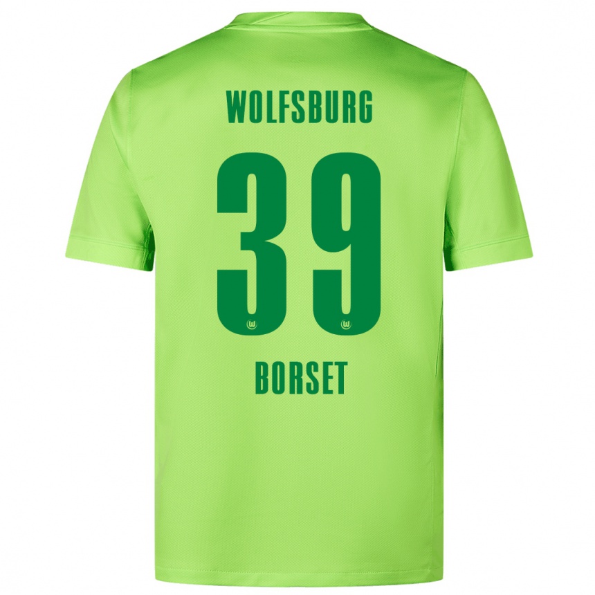 Women Football Anders Rønne Børset #39 Fluorescent Green Home Jersey 2024/25 T-Shirt Za