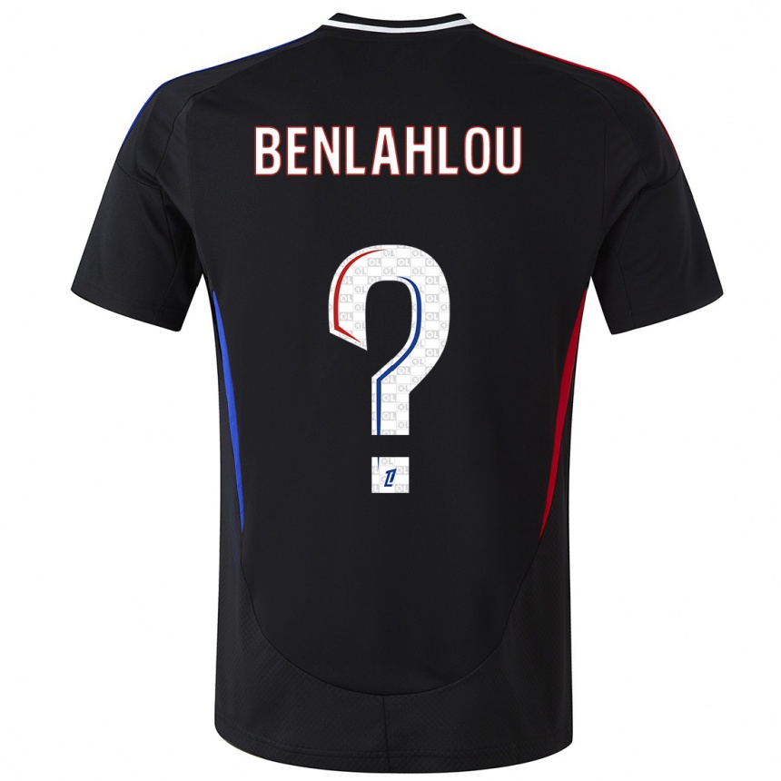 Women Football Daryll Benlahlou #0 Black Away Jersey 2024/25 T-Shirt Za