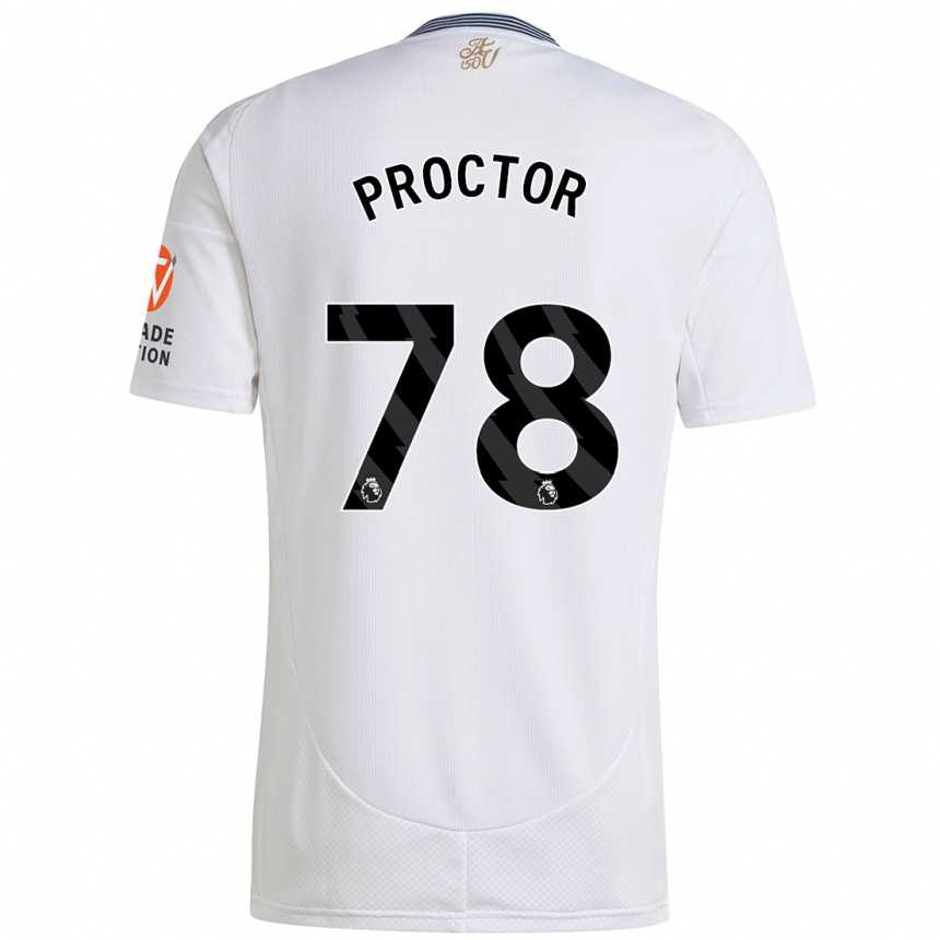 Women Football Sam Proctor #78 White Away Jersey 2024/25 T-Shirt Za