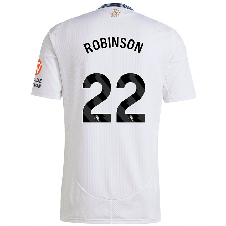 Women Football Katie Robinson #22 White Away Jersey 2024/25 T-Shirt Za