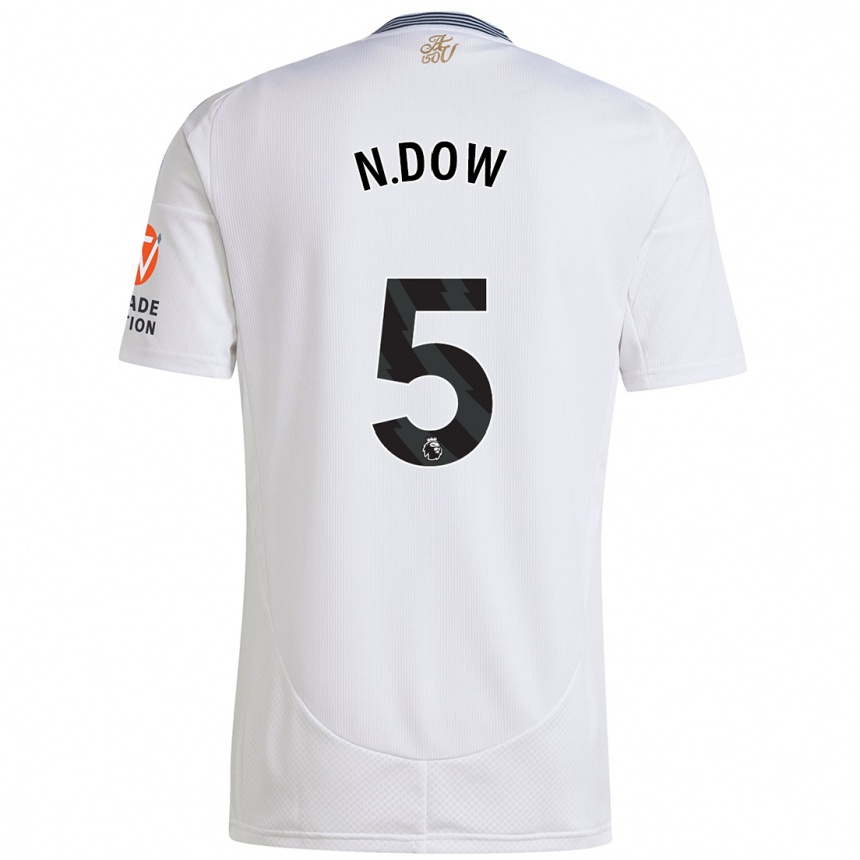 Women Football Elisha N'dow #5 White Away Jersey 2024/25 T-Shirt Za