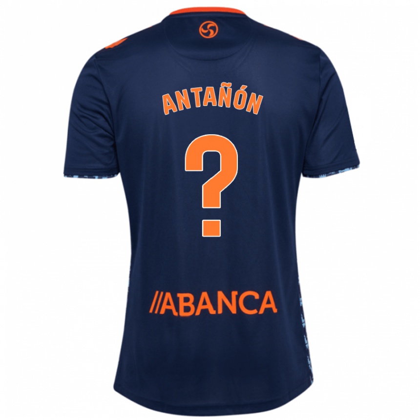 Women Football Andrés Antañón #0 Navy Blue Away Jersey 2024/25 T-Shirt Za