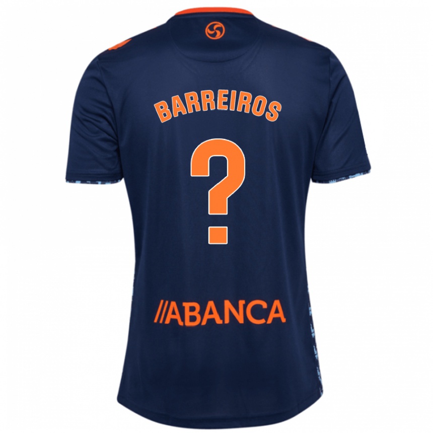 Women Football Iago Barreiros #0 Navy Blue Away Jersey 2024/25 T-Shirt Za