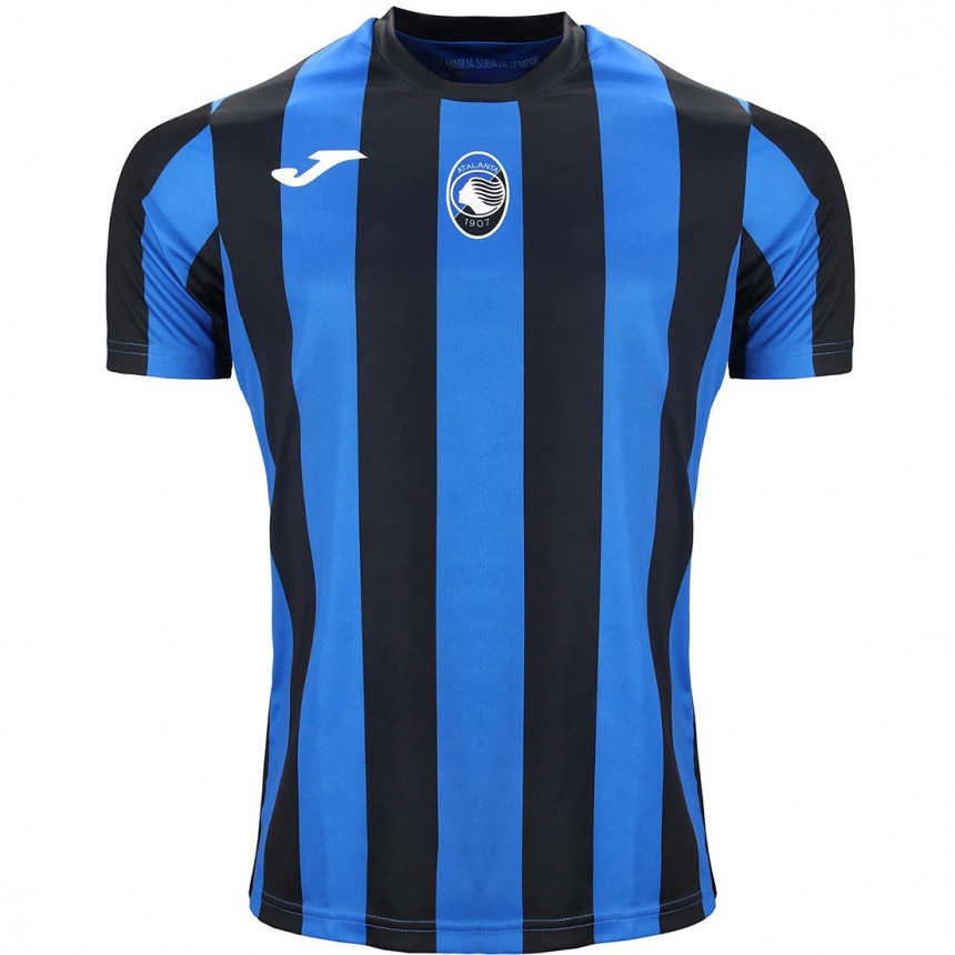 Kids Football Alessio Guerini #18 Blue Black Home Jersey 2024/25 T-Shirt Za