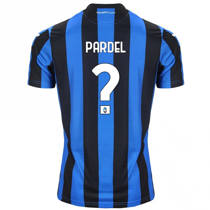 Kids Football Piotr Pardel #0 Blue Black Home Jersey 2024/25 T-Shirt Za