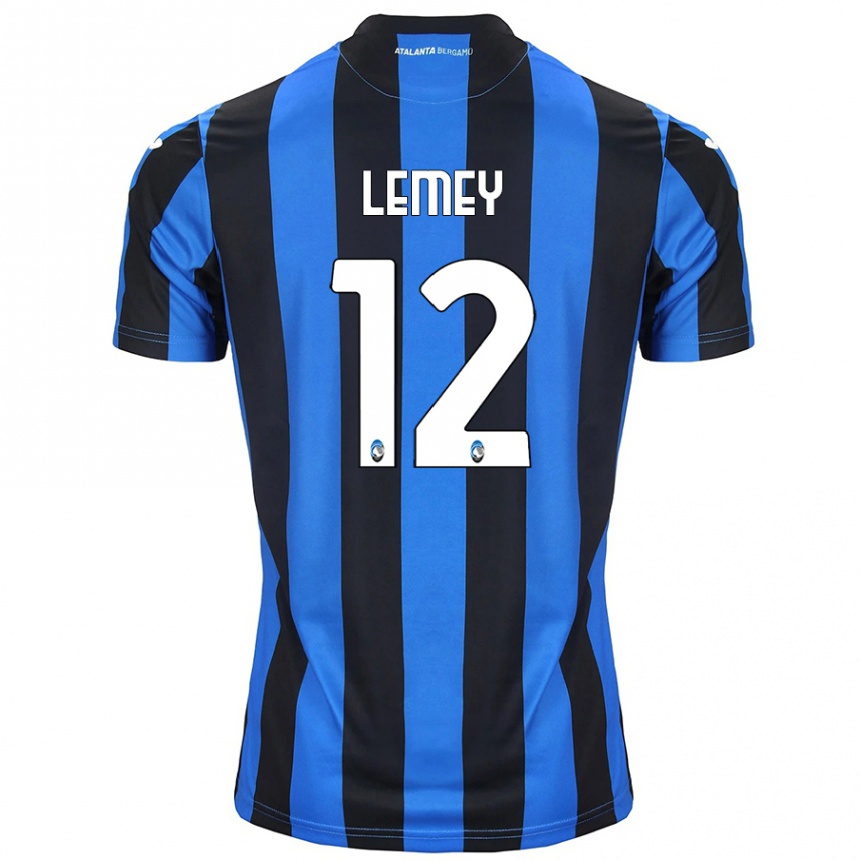 Kids Football Diede Lemey #12 Blue Black Home Jersey 2024/25 T-Shirt Za